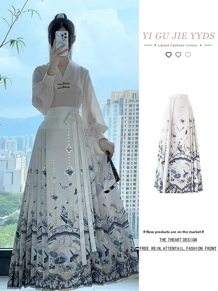 New Chinese Sle National Trend Improved Tailed Skirt Women's Summer 2025 Ele Versatile High End Feeling Hanfu i...
New Chinese Sle National Trend Improved Tailed Skirt Women's Summer 2025 Ele Versatile High End Feeling Hanfu i...