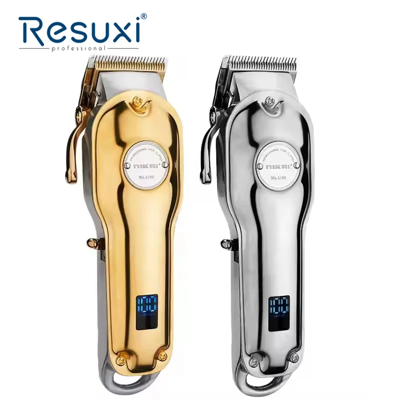 NK-1769 All Metal High Quality Salon Electric Hair Clilpper Barbershop Equipment LCD Display Hair Cutting Machine Custom Usb
NK-1769 All Metal High Quality Salon Electric Hair Clilpper Barbershop Equipment LCD Display Hair Cutting Machine Custom Usb