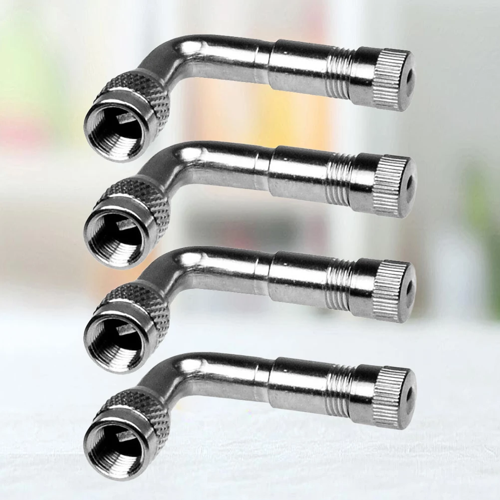 4 Pcs Valve Extension Rods Tire Stems Adapter Air Brass 90 Degree Stem Extenders Car Truck Motorcycle RV Standard
4 Pcs Valve Extension Rods Tire Stems Adapter Air Brass 90 Degree Stem Extenders Car Truck Motorcycle RV Standard