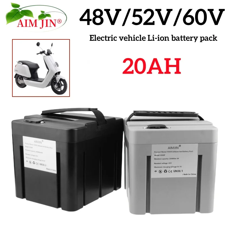 18650 Lithium-ion Battery Pack 48V/52V/60V 20Ah High-capacity Electric Vehicle Battery Pack
18650 Lithium-ion Battery Pack 48V/52V/60V 20Ah High-capacity Electric Vehicle Battery Pack