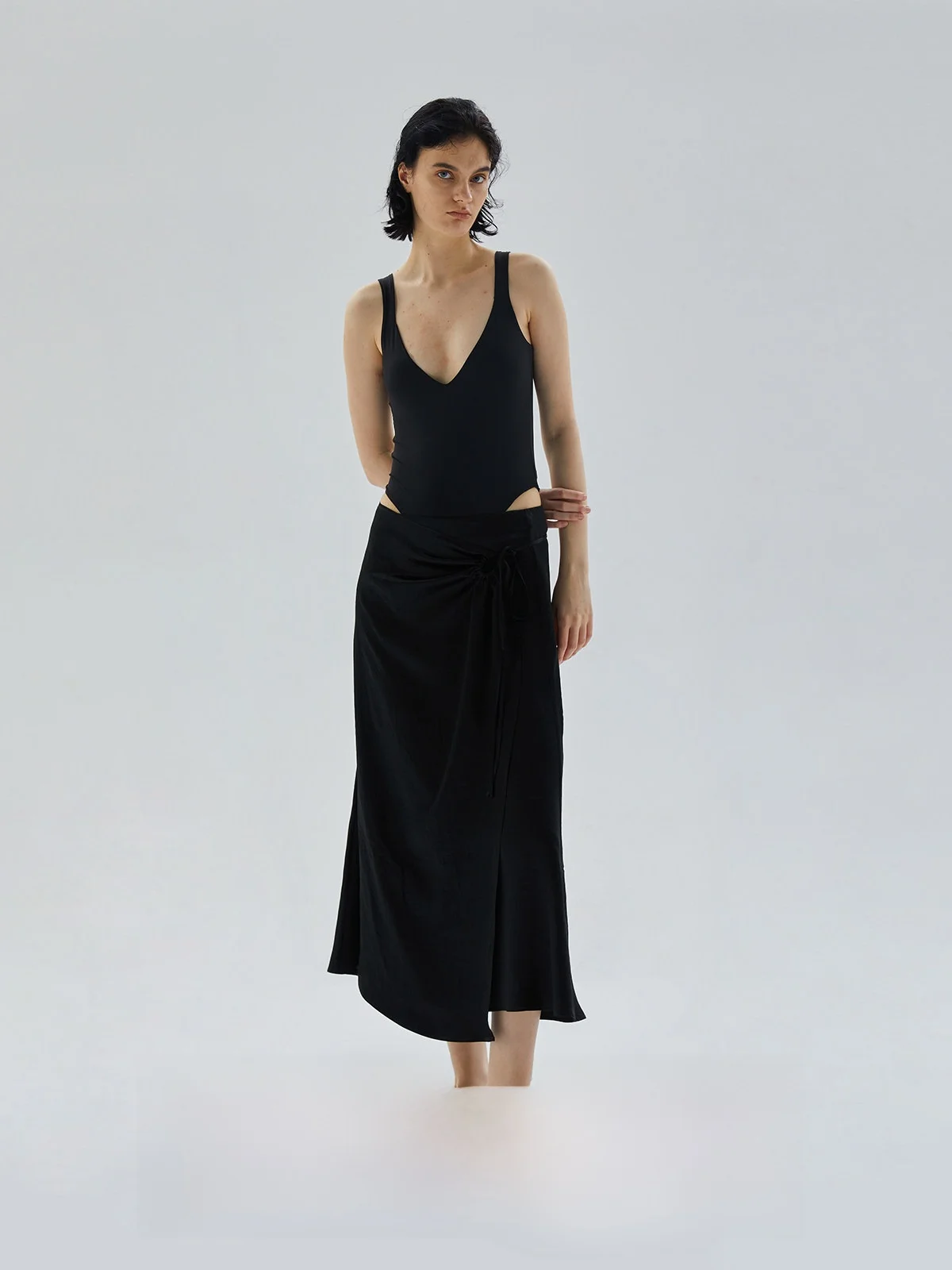 Glossy Bla Asymmetrical Long Skirt with Dstring Casual Sle Square Circle Structure Women's Faion Spring Summer Dr
Glossy Bla Asymmetrical Long Skirt with Dstring Casual Sle Square Circle Structure Women's Faion Spring Summer Dr