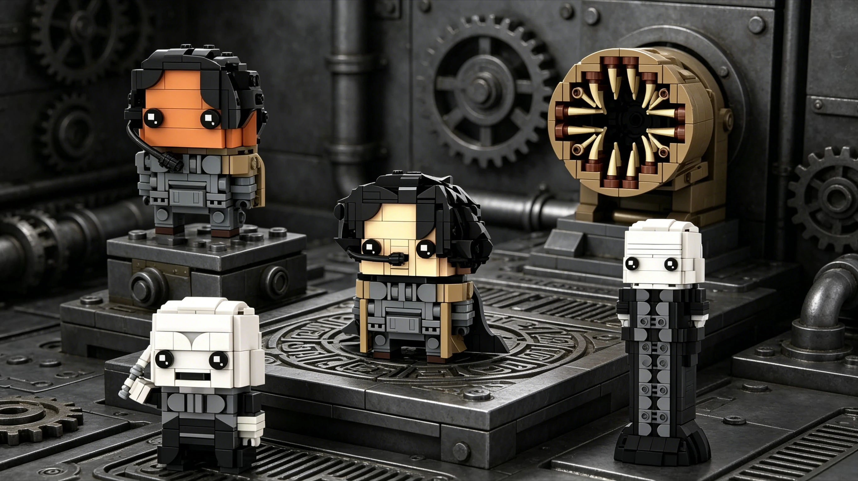 MOC Particle Dune Movie Horror Character Model Movie Character Building Block Model Compatible with Puzzle Boy Toys Gift
MOC Particle Dune Movie Horror Character Model Movie Character Building Block Model Compatible with Puzzle Boy Toys Gift