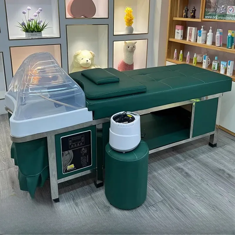 High-end Hair Treatment Shampoo Bed Water Circulation Fumigation Beauty Bed Beauty Salon Physiotherapy Massage Massage Bed Healt
High-end Hair Treatment Shampoo Bed Water Circulation Fumigation Beauty Bed Beauty Salon Physiotherapy Massage Massage Bed Healt