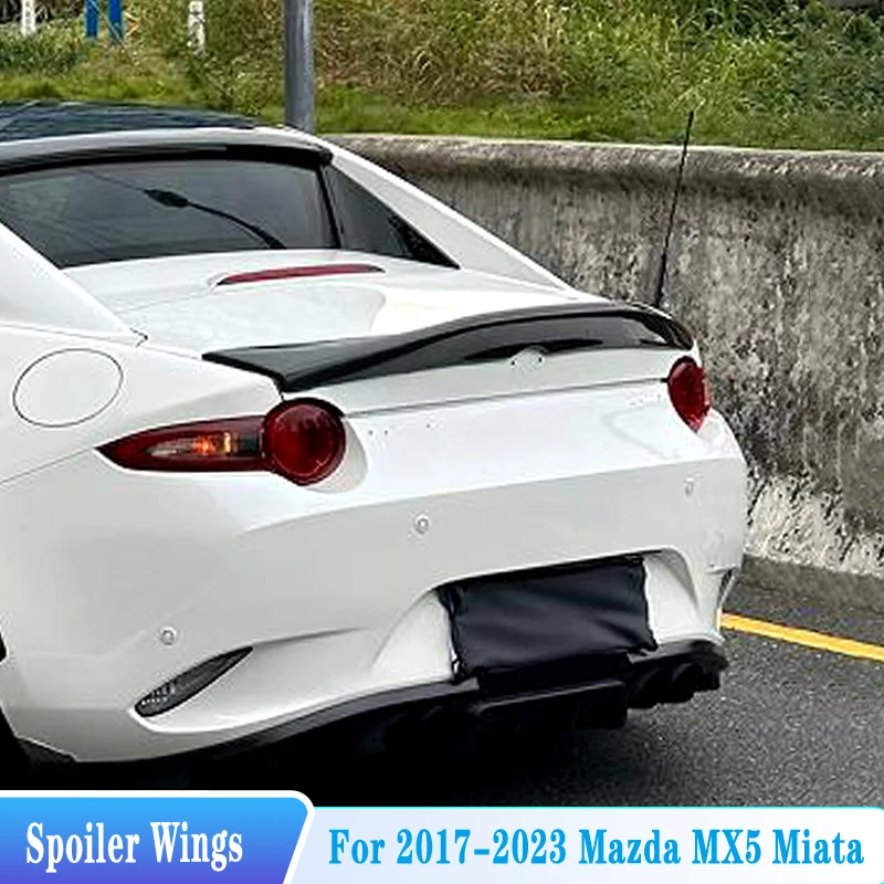 For 2017-2023 Mazda MX5 MX-5 Miata ND Autoexe Rear Trunk Lip Spoiler Wings Carbon Fiber Car Exterior Tuning Body Kit Accessories
For 2017-2023 Mazda MX5 MX-5 Miata ND Autoexe Rear Trunk Lip Spoiler Wings Carbon Fiber Car Exterior Tuning Body Kit Accessories