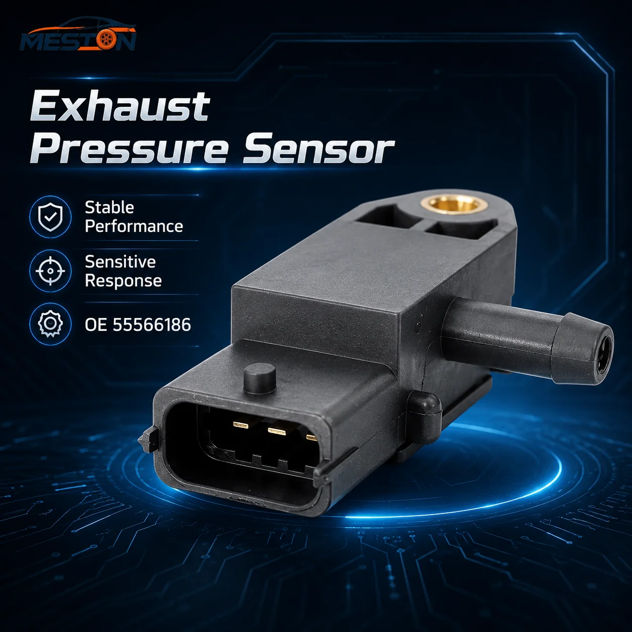 NEW 55566186 DPF Exhaust Manifold Absolute Pressure Sensor for Vauxhall Insignia 2.0 CDTi Opel Astra Meriva Zafira Chevrolet
NEW 55566186 DPF Exhaust Manifold Absolute Pressure Sensor for Vauxhall Insignia 2.0 CDTi Opel Astra Meriva Zafira Chevrolet