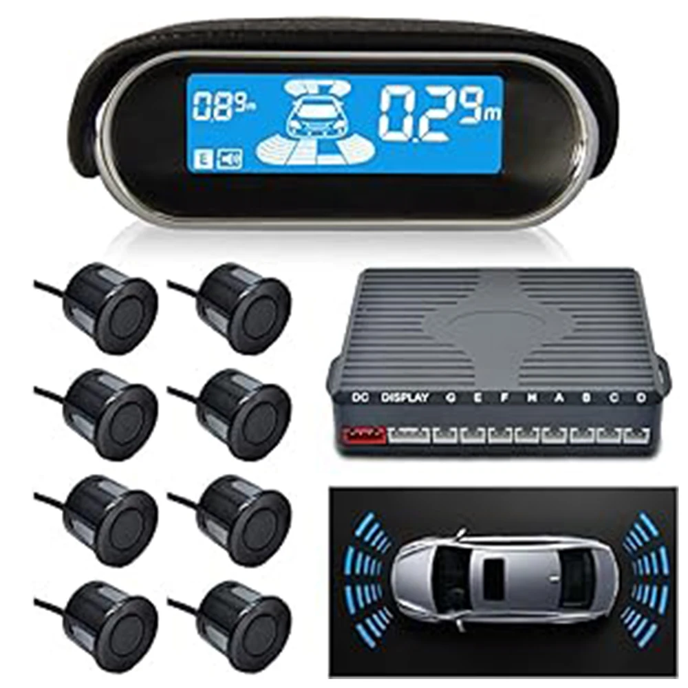 Fit For most vehicles using 12 V power system such as sedans SUVs 12 V DC 8-Sensor Car Parking Radar System with LCD Display
Fit For most vehicles using 12 V power system such as sedans SUVs 12 V DC 8-Sensor Car Parking Radar System with LCD Display