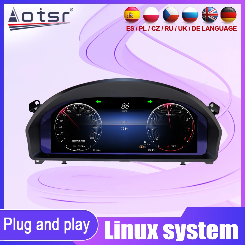 Цифровая приборная панель, виртуальная приборная панель для кабины для Mercedes E-Class W207, аксессуар для обновления ЖК-дисплея высокого разрешения
Цифровая приборная панель, виртуальная приборная панель для кабины для Mercedes E-Class W207, аксессуар для обновления ЖК-дисплея высокого разрешения