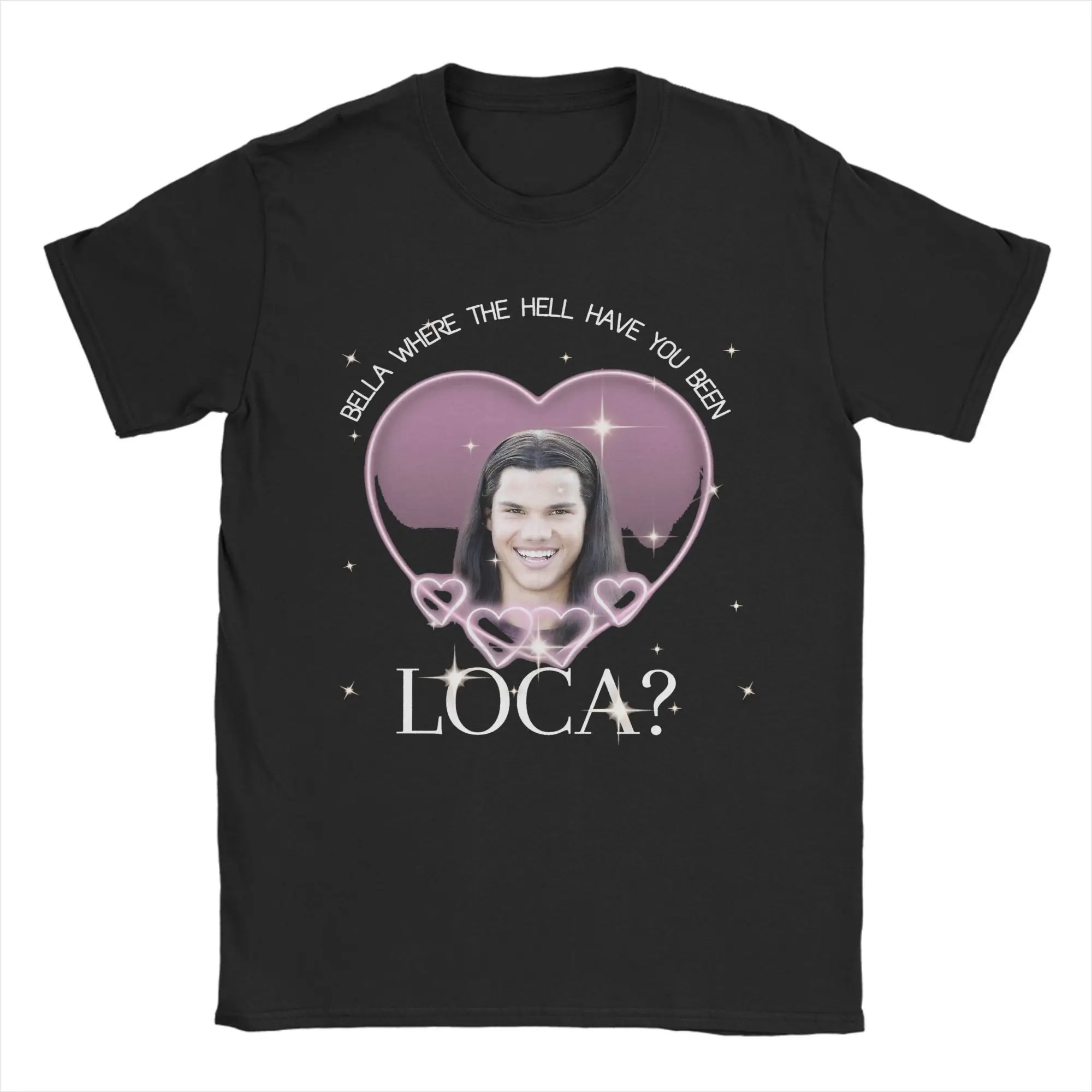 Men's Jacob Twilight T Shirt Bella Where The Hell Have You Been Loca Movie Cotton Tops Vintage Short Sleeve O Neck Tees Plus
Men's Jacob Twilight T Shirt Bella Where The Hell Have You Been Loca Movie Cotton Tops Vintage Short Sleeve O Neck Tees Plus