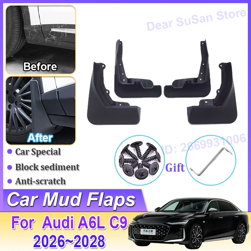 Car Mudflaps For Audi A6L C9 Accessories 2026 2027 2028 Sedan Mudguard Splash Fender Flare Cover Guard Mud Protection Auto Parts
Car Mudflaps For Audi A6L C9 Accessories 2026 2027 2028 Sedan Mudguard Splash Fender Flare Cover Guard Mud Protection Auto Parts