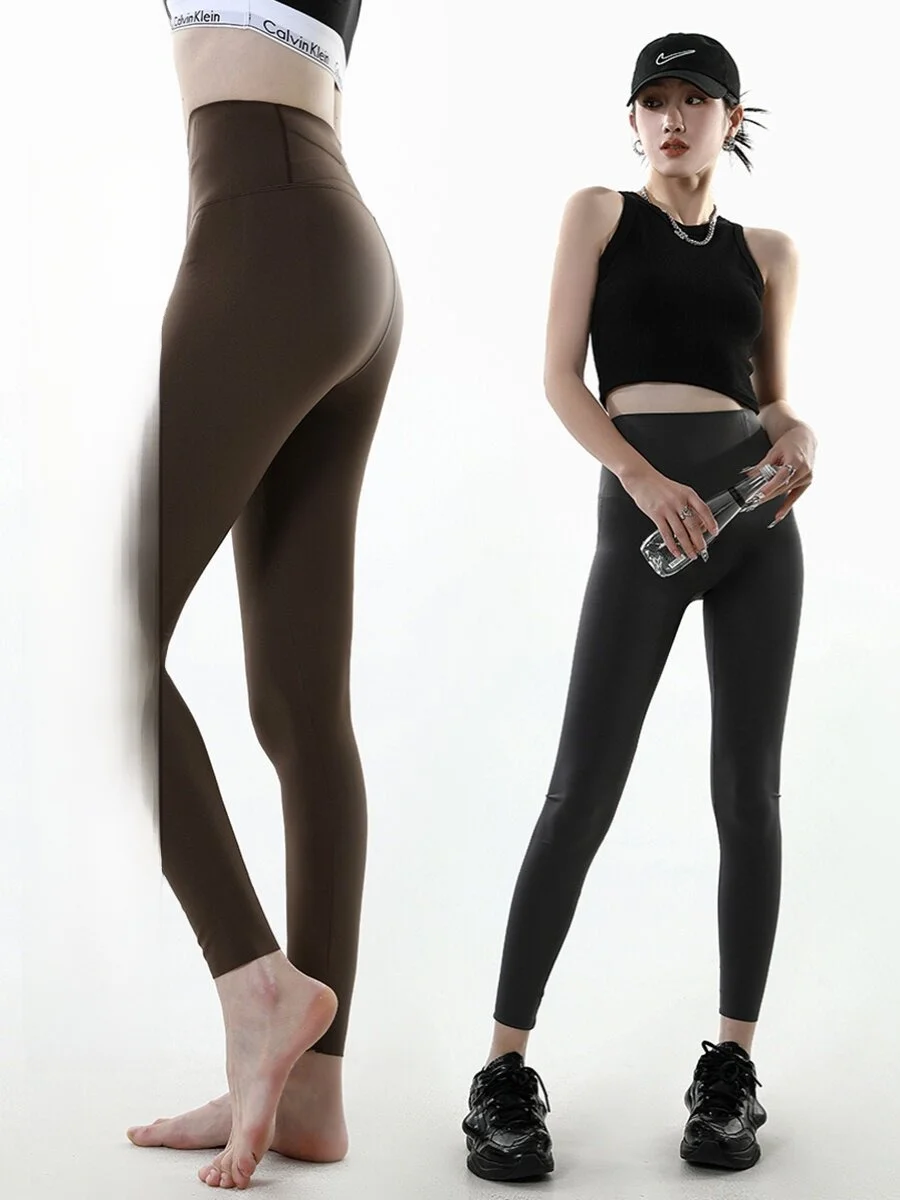 Slimming Sharkskin Leggings Women's Cycling Trousers Yoga Pants High Waist Elastic Bottoming Pants Fashionable plus Size
Slimming Sharkskin Leggings Women's Cycling Trousers Yoga Pants High Waist Elastic Bottoming Pants Fashionable plus Size