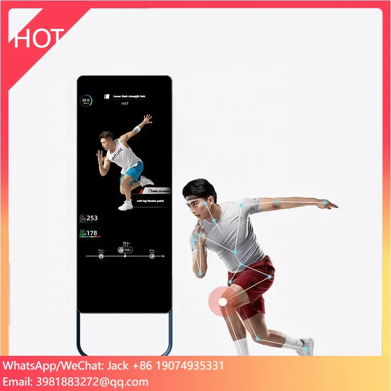 43 55 65 Inch LCD Touch Screen Digital Sign Intelligent Fitness Ai Mirror Gym Exercise Magic Mirror
43 55 65 Inch LCD Touch Screen Digital Sign Intelligent Fitness Ai Mirror Gym Exercise Magic Mirror