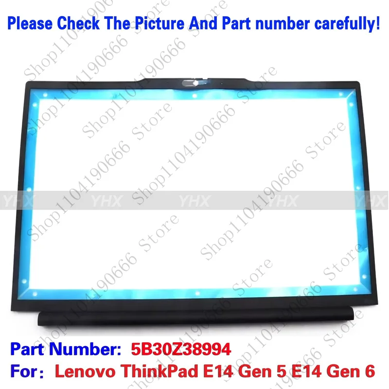 bd New For Thinkpad E14 Gen 5 E14 Gen 6 Lcd Bezel B Cover Front Frame 5B30Z38994. 
bd New For Thinkpad E14 Gen 5 E14 Gen 6 Lcd Bezel B Cover Front Frame 5B30Z38994.