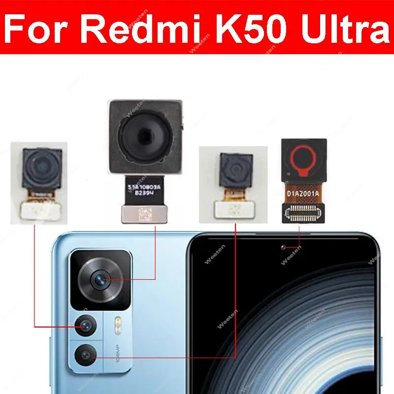 All Set Camera Front Selfie Rear Main For Xiaomi Redmi K50 Ultra 22081212C Front Big Back Camera Module Flex Cable Repair Parts
All Set Camera Front Selfie Rear Main For Xiaomi Redmi K50 Ultra 22081212C Front Big Back Camera Module Flex Cable Repair Parts