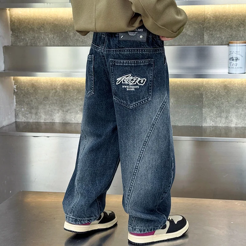 Children Newly Designed Curved Pants Casual Boys Jeans All Seasons Streetwear Kids Patchwork Denim Pants 2-11Years
Children Newly Designed Curved Pants Casual Boys Jeans All Seasons Streetwear Kids Patchwork Denim Pants 2-11Years