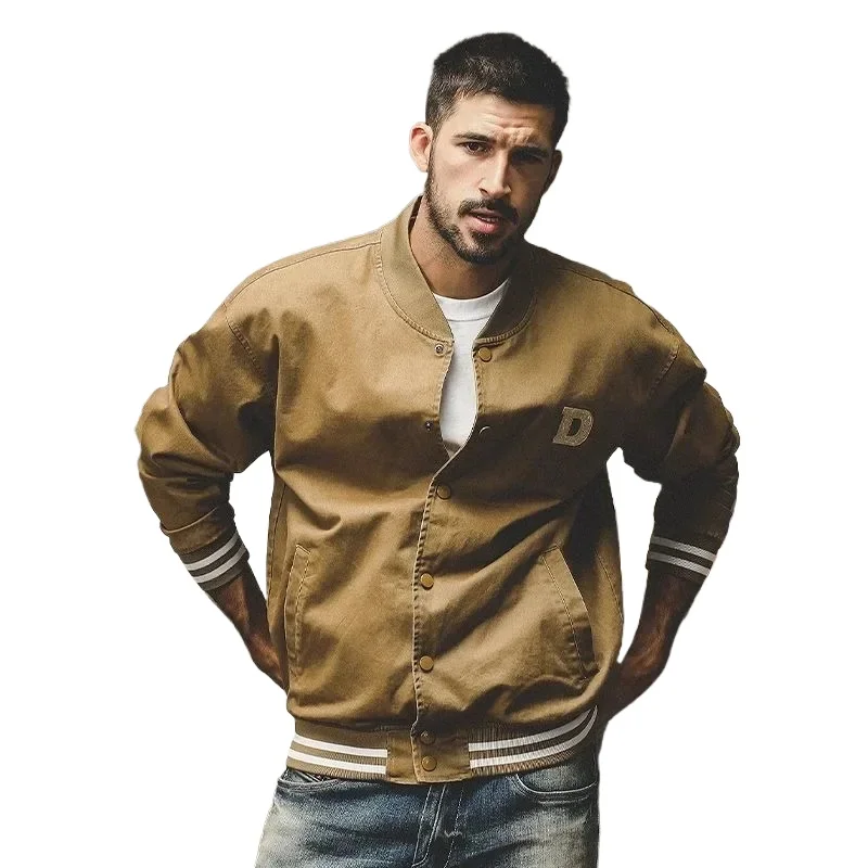American Style Pilot Jacket Men's Spring Autumn Outwear Fashionable Leisure Workwear Baseball Uniform Youth Large Size Outcoat
American Style Pilot Jacket Men's Spring Autumn Outwear Fashionable Leisure Workwear Baseball Uniform Youth Large Size Outcoat