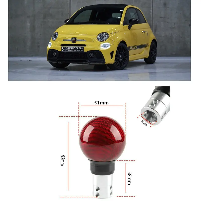 1x Car Accessories Modified Carbon Fiber Shift Knob For ABARTH 124 Spider 500 595 695 500C 595C 695C GRANDE PUNTO
1x Car Accessories Modified Carbon Fiber Shift Knob For ABARTH 124 Spider 500 595 695 500C 595C 695C GRANDE PUNTO