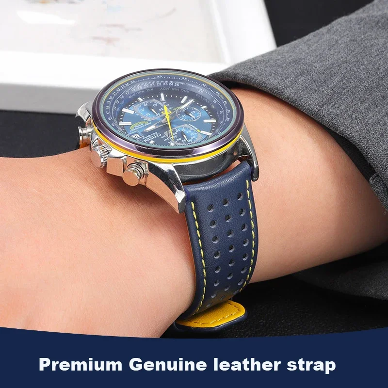 22mm 23mm Cowhide watch strap For CITIZEN Blue Angel Radio Wave Watch band AT8020-54L/8020-03L/JY8078 curved end bracelet
22mm 23mm Cowhide watch strap For CITIZEN Blue Angel Radio Wave Watch band AT8020-54L/8020-03L/JY8078 curved end bracelet