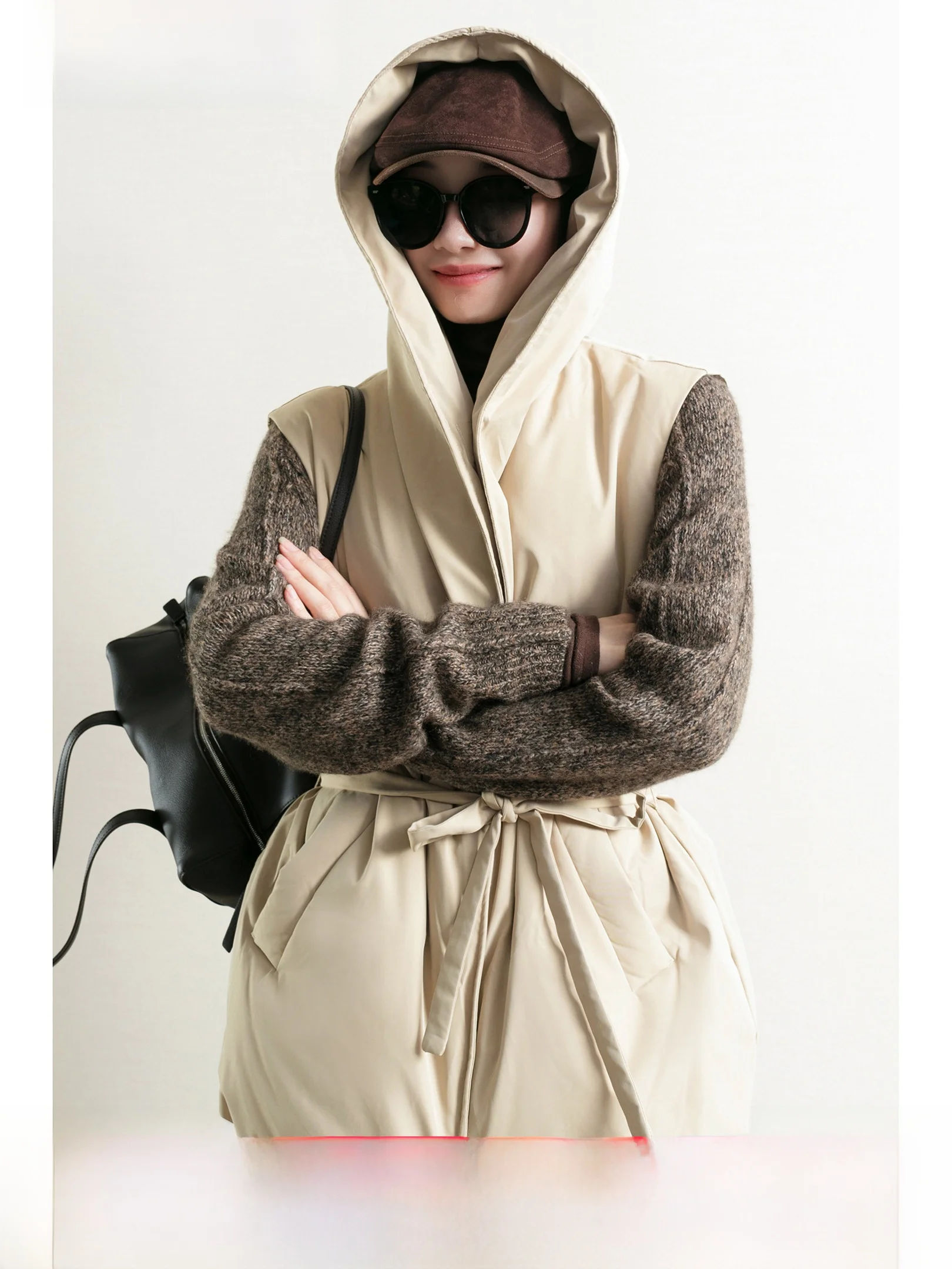 Женский пуховый жилет Cleanfit High NCE с капюшоном, утягивающий талию, из гусиного пуха, цвета тауни, повседневный стиль
Женский пуховый жилет Cleanfit High NCE с капюшоном, утягивающий талию, из гусиного пуха, цвета тауни, повседневный стиль