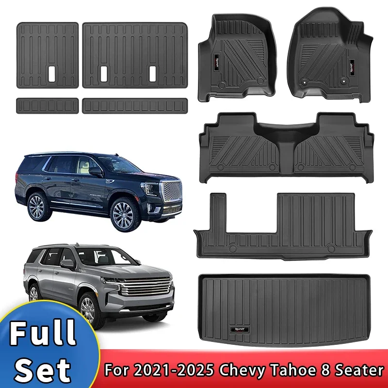 TPE Floor Mats For Chevy Tahoe/GMC Yukon (Not XL)/Cadillac Escalade (Not ESV) 2021-2025 Trunk Cargo Mats Liner All Weather
TPE Floor Mats For Chevy Tahoe/GMC Yukon (Not XL)/Cadillac Escalade (Not ESV) 2021-2025 Trunk Cargo Mats Liner All Weather