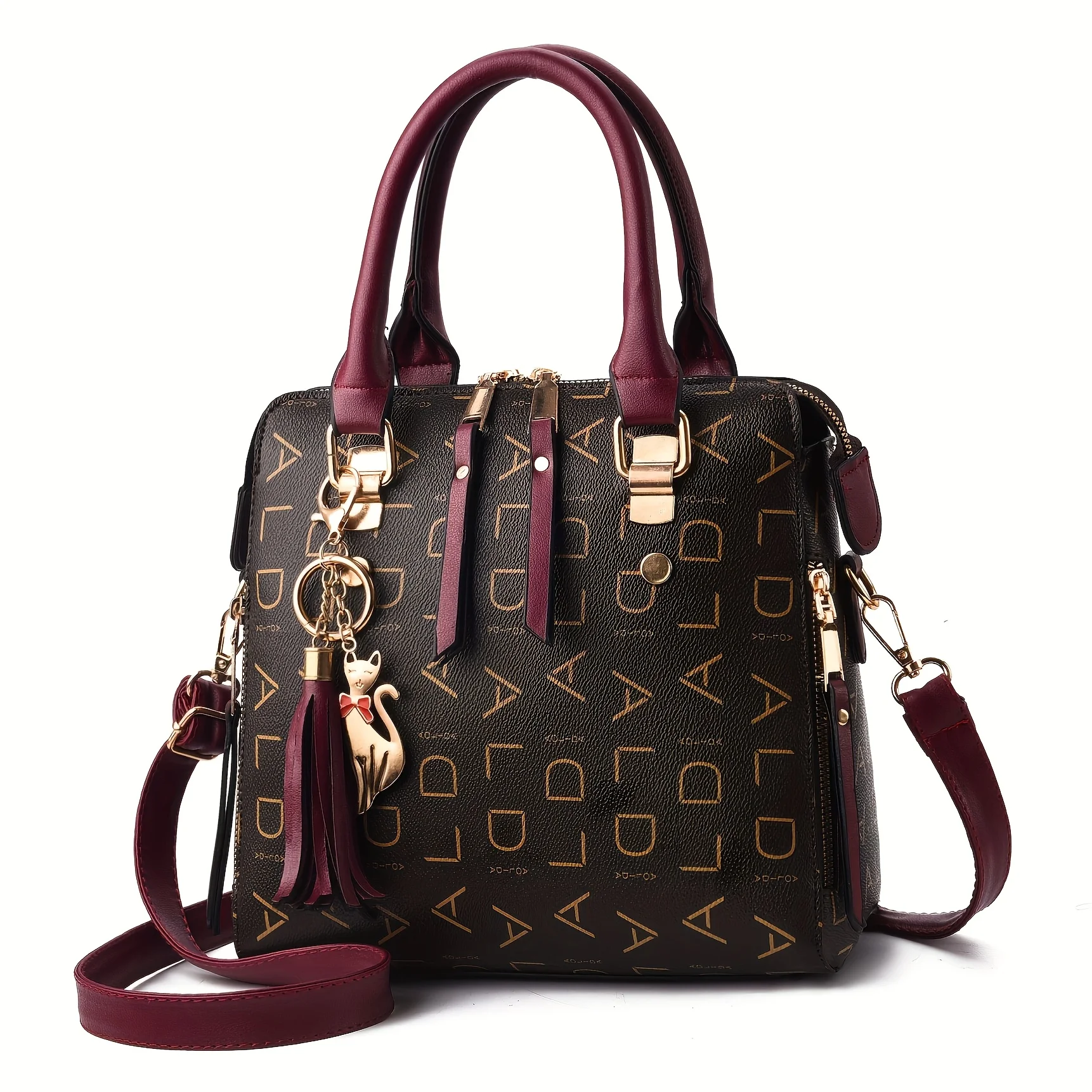 1pc Ladies Fashion Crossbody Bag, Zipper Closure Shoulder Handbag, Polyester Lining, Colorful Monogram Print On The Edge, Casual Ladies Purse, Wallet Crossbody Bag
1pc Ladies Fashion Crossbody Bag, Zipper Closure Shoulder Handbag, Polyester Lining, Colorful Monogram Print On The Edge, Casual Ladies Purse, Wallet Crossbody Bag