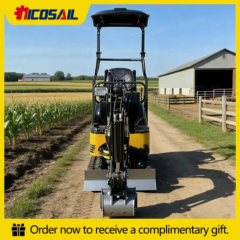 1t Mini Excavator Kubota Engine Multi-Attachment Compatibility for Small-Scale Construction & Renovation Jobs
1t Mini Excavator Kubota Engine Multi-Attachment Compatibility for Small-Scale Construction & Renovation Jobs