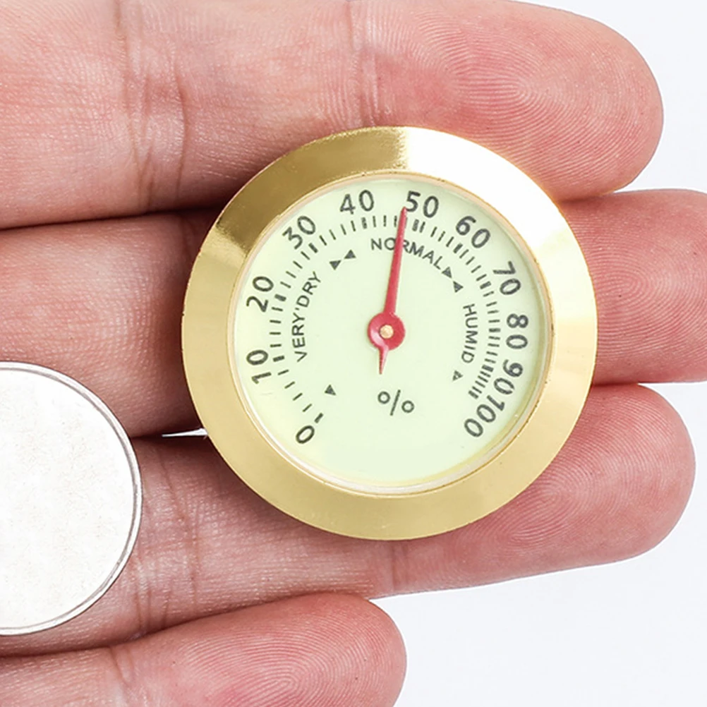 Cigar Hygrometer Humidity Meter Storage Box Mechanical Cigar Hygrometer Analog Gauge for Humidor Home Use Precision Instrument
Cigar Hygrometer Humidity Meter Storage Box Mechanical Cigar Hygrometer Analog Gauge for Humidor Home Use Precision Instrument