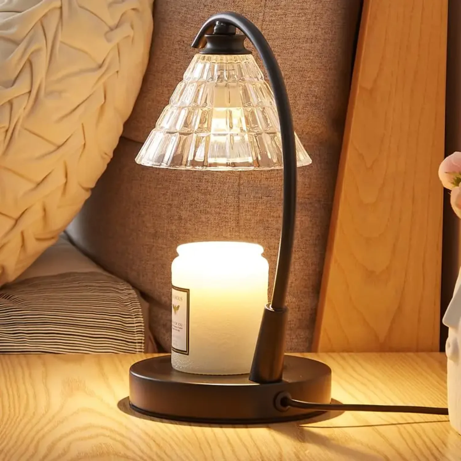 Table lamp decoration Candle Furnace Glass Aromatherapy Melting Wax Bedroom Atmosphere
Table lamp decoration Candle Furnace Glass Aromatherapy Melting Wax Bedroom Atmosphere