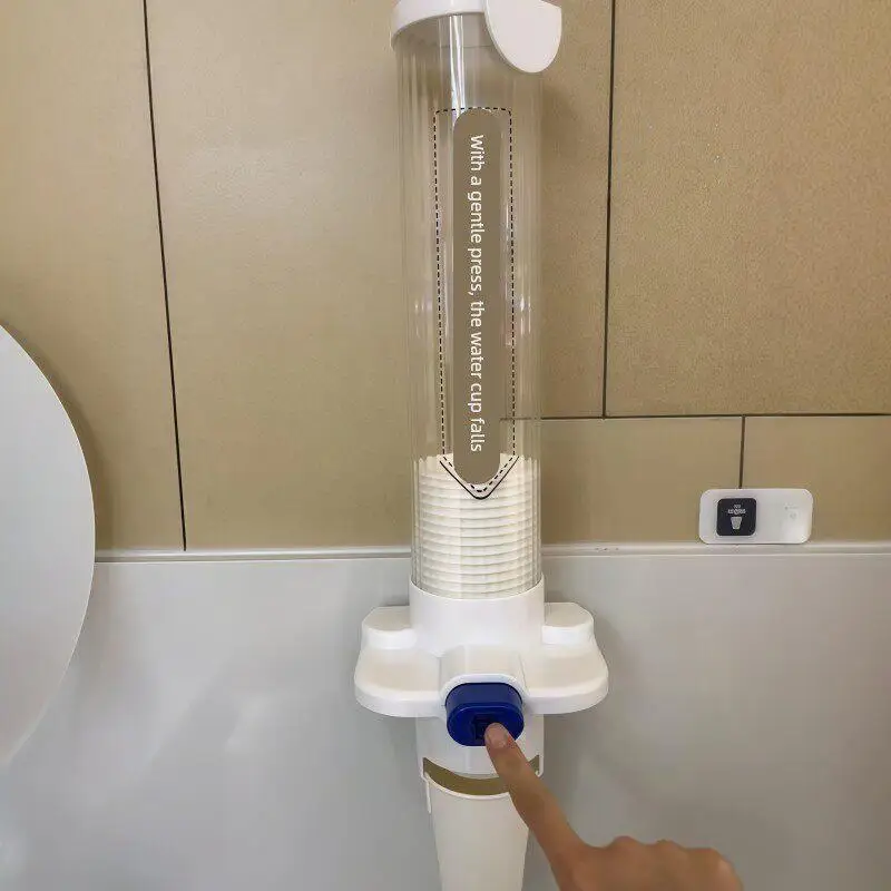 Automatic Cup Holder Plastic Cup Organizer Home Use Paper Cup Rack Water Dispenser No-Punching Required Press to Take Cup
Automatic Cup Holder Plastic Cup Organizer Home Use Paper Cup Rack Water Dispenser No-Punching Required Press to Take Cup