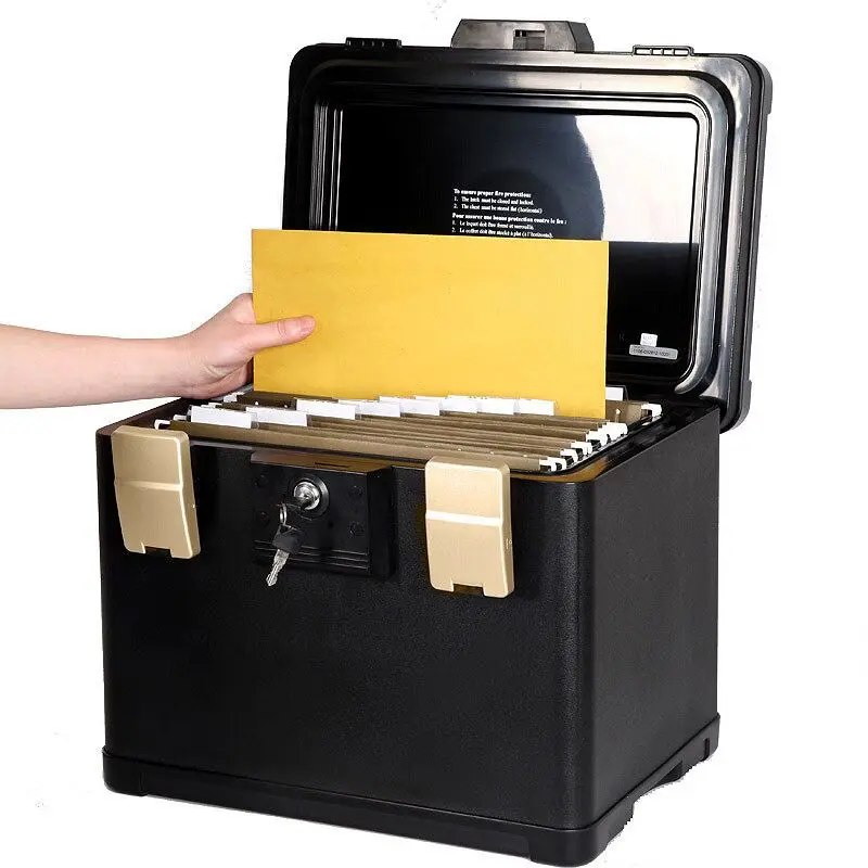 Safe Fireproof Waterproof Contract Folder Large Capacity Household Thickened Document Storage Safe
Safe Fireproof Waterproof Contract Folder Large Capacity Household Thickened Document Storage Safe