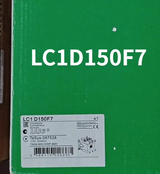 Brand New LC1D150F7 Contactor 3P 3NO LC1-D150F7 150A 110V AC coil Fast delivery
Brand New LC1D150F7 Contactor 3P 3NO LC1-D150F7 150A 110V AC coil Fast delivery