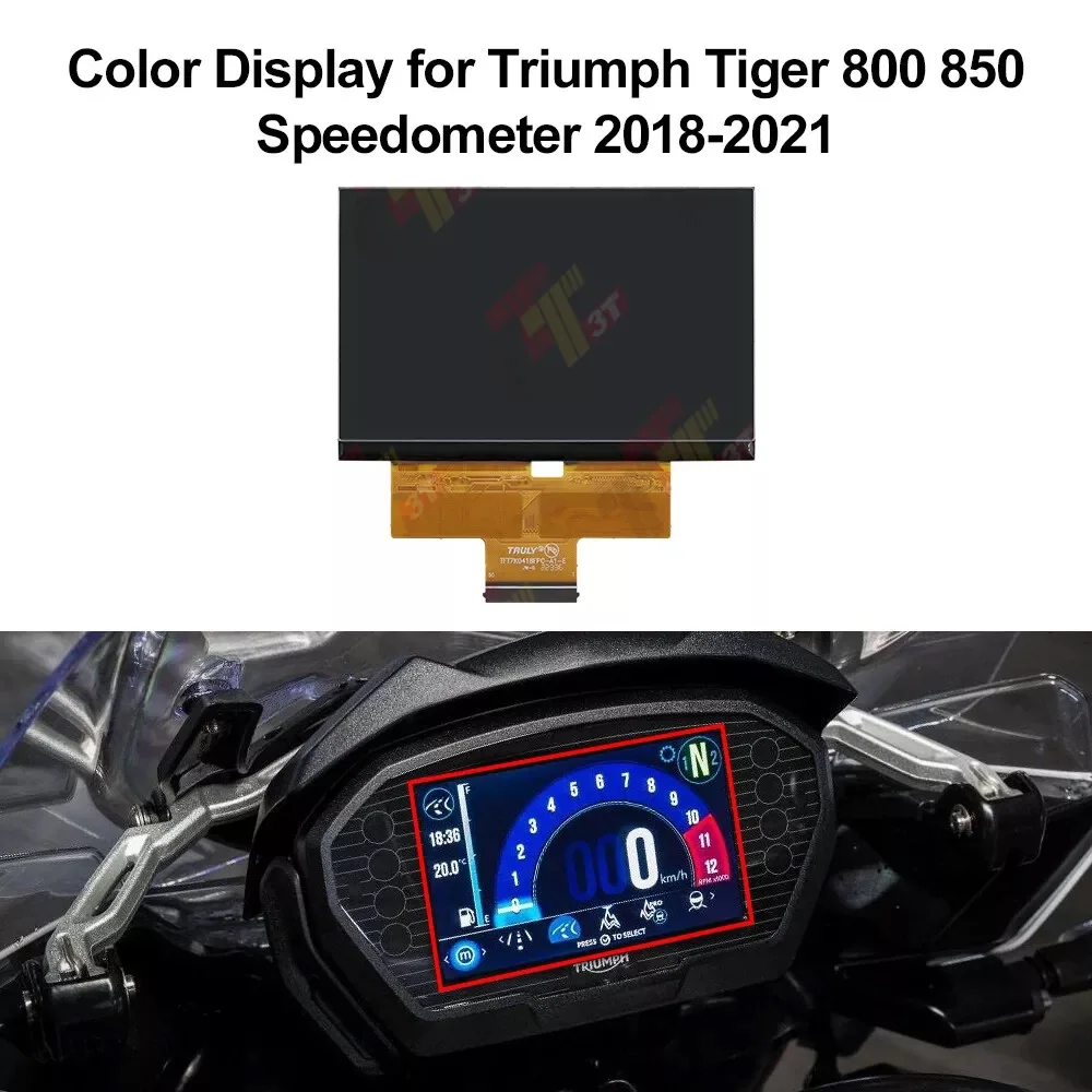 Цветной дисплей приборной панели для спидометра Triumph Street Triple 765RS 1200RS Tiger 800 850
Цветной дисплей приборной панели для спидометра Triumph Street Triple 765RS 1200RS Tiger 800 850