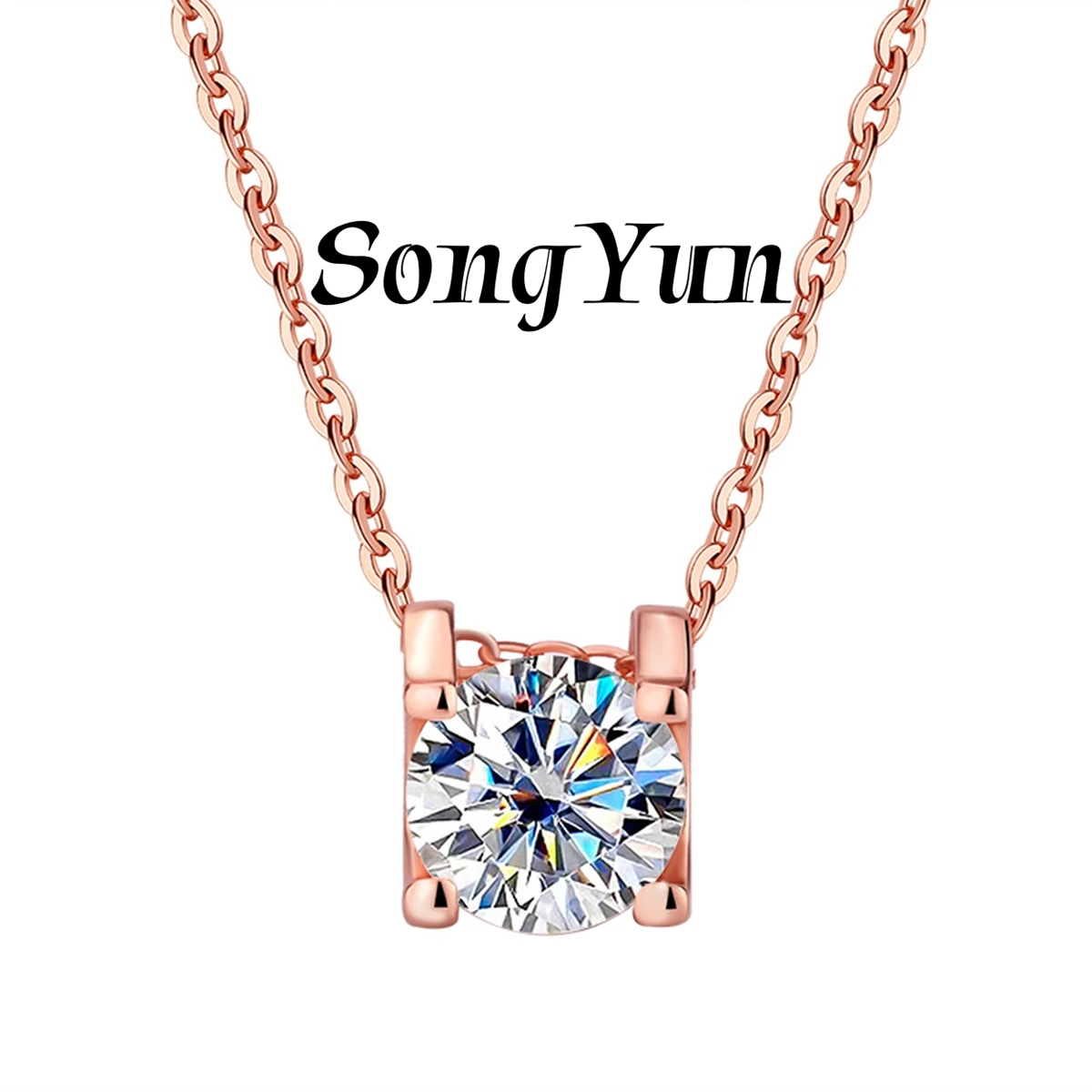 SONGYUN Designer Jewelry 925 Sterling Silver Necklace Moissanite Diamond Halo Promise for Bride Rhodium Plated SYT Patent Pendan
SONGYUN Designer Jewelry 925 Sterling Silver Necklace Moissanite Diamond Halo Promise for Bride Rhodium Plated SYT Patent Pendan