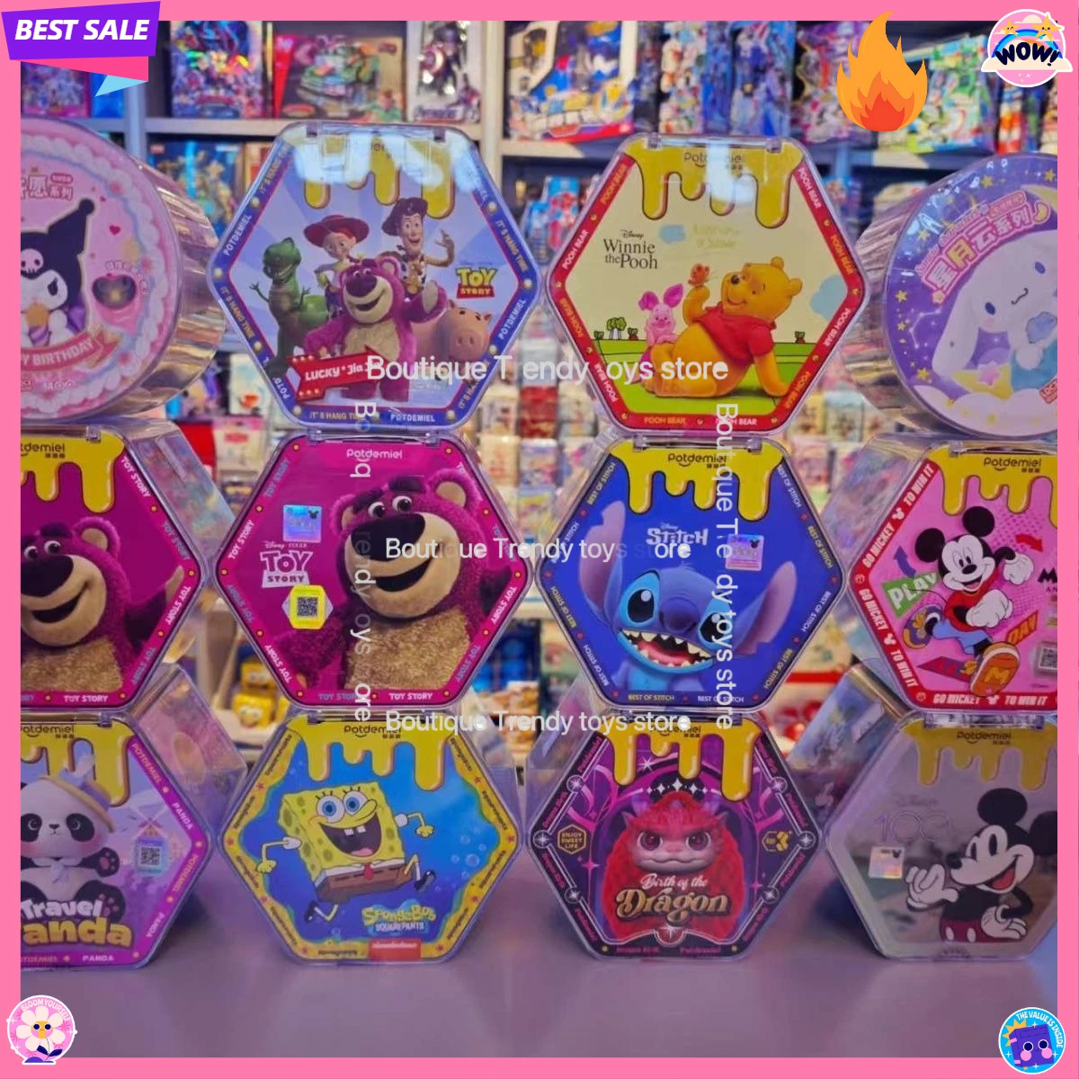 Куклы-подвески из серии Disney Honey Pot в закрытых коробках - подарки на день рождения
Куклы-подвески из серии Disney Honey Pot в закрытых коробках - подарки на день рождения