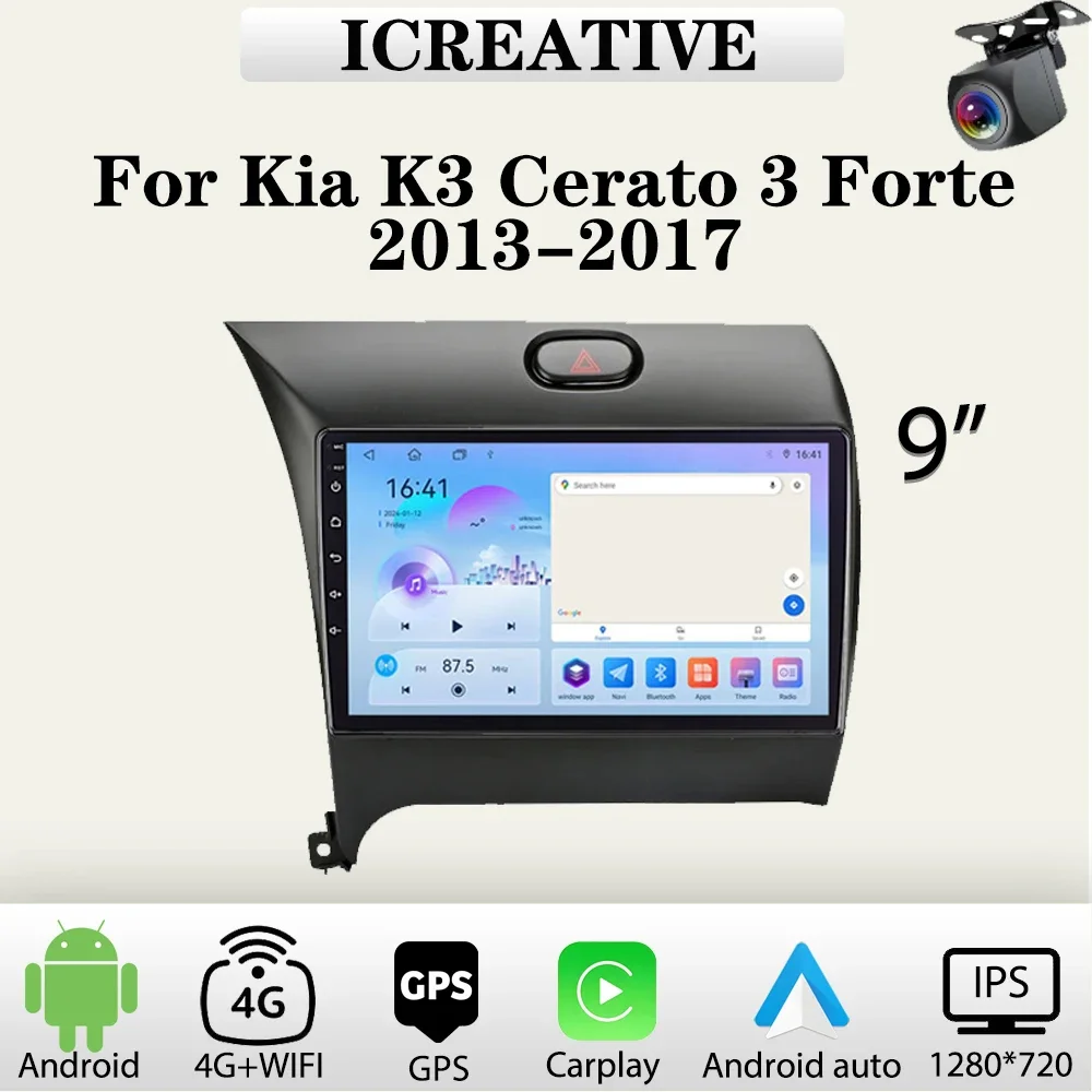 Car Radio for Kia K3 Cerato 3 Forte 2013-2017 Carplay Multimedia Player 2Din Stereo Autoaudio Android Head Unit Navigation GPS
Car Radio for Kia K3 Cerato 3 Forte 2013-2017 Carplay Multimedia Player 2Din Stereo Autoaudio Android Head Unit Navigation GPS