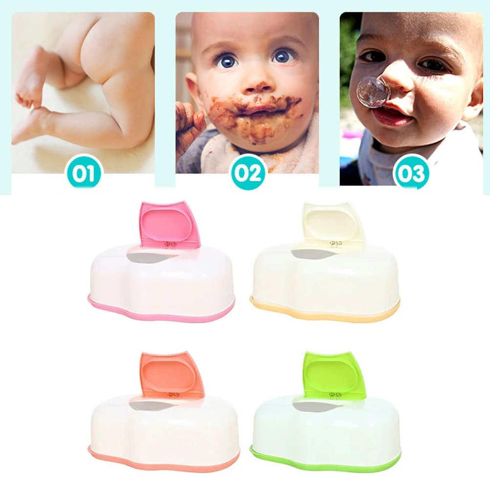 Wet Tissue Box Cover Button Pop-Up Portable Baby Wipes Organizer Storage for 50-80 Wipes Bedroom Living Room Bathroom 
Wet Tissue Box Cover Button Pop-Up Portable Baby Wipes Organizer Storage for 50-80 Wipes Bedroom Living Room Bathroom