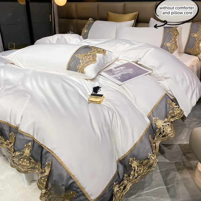 3 Piece Sheet Set Black lace duvet cover Set , comfortable Bedding Set Bedspread for All Season
3 Piece Sheet Set Black lace duvet cover Set , comfortable Bedding Set Bedspread for All Season