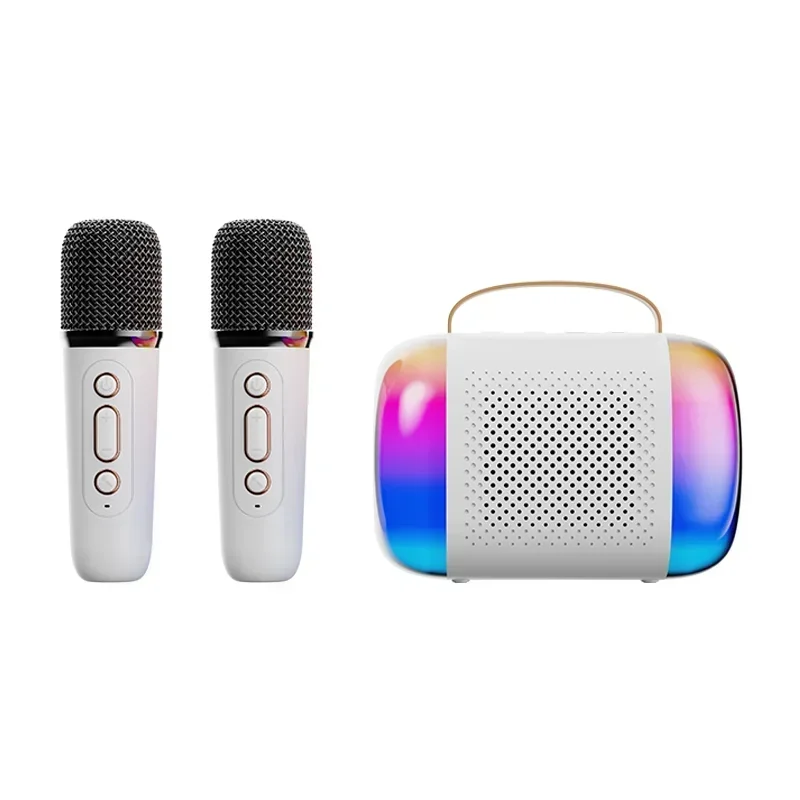 Bluetooth 5.3 Speakers LED Karaoke Machine With Wireless Dual Microphone Portable Speaker KTV Home Family Singing Device
Bluetooth 5.3 Speakers LED Karaoke Machine With Wireless Dual Microphone Portable Speaker KTV Home Family Singing Device