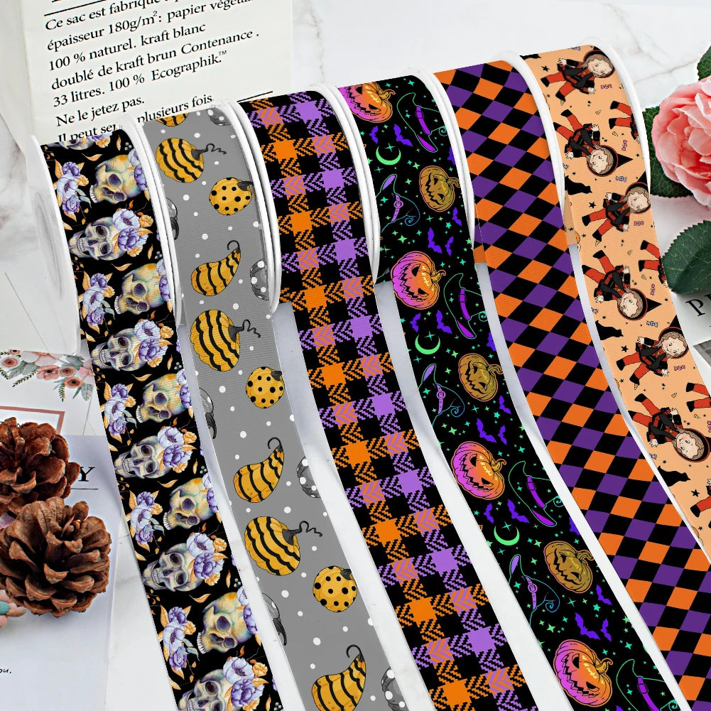 Атласная лента для упаковки подарков в Хэллоуин, 50 ярдов
Атласная лента для упаковки подарков в Хэллоуин, 50 ярдов