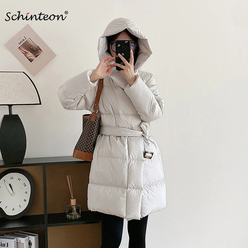 Schinteon женская куртка на 90% белом утином пуху с капюшоном офисная женская тонкая осенне-зимняя теплая верхняя одежда пальто высокого качества 2024 новинка
Schinteon женская куртка на 90% белом утином пуху с капюшоном офисная женская тонкая осенне-зимняя теплая верхняя одежда пальто высокого качества 2024 новинка