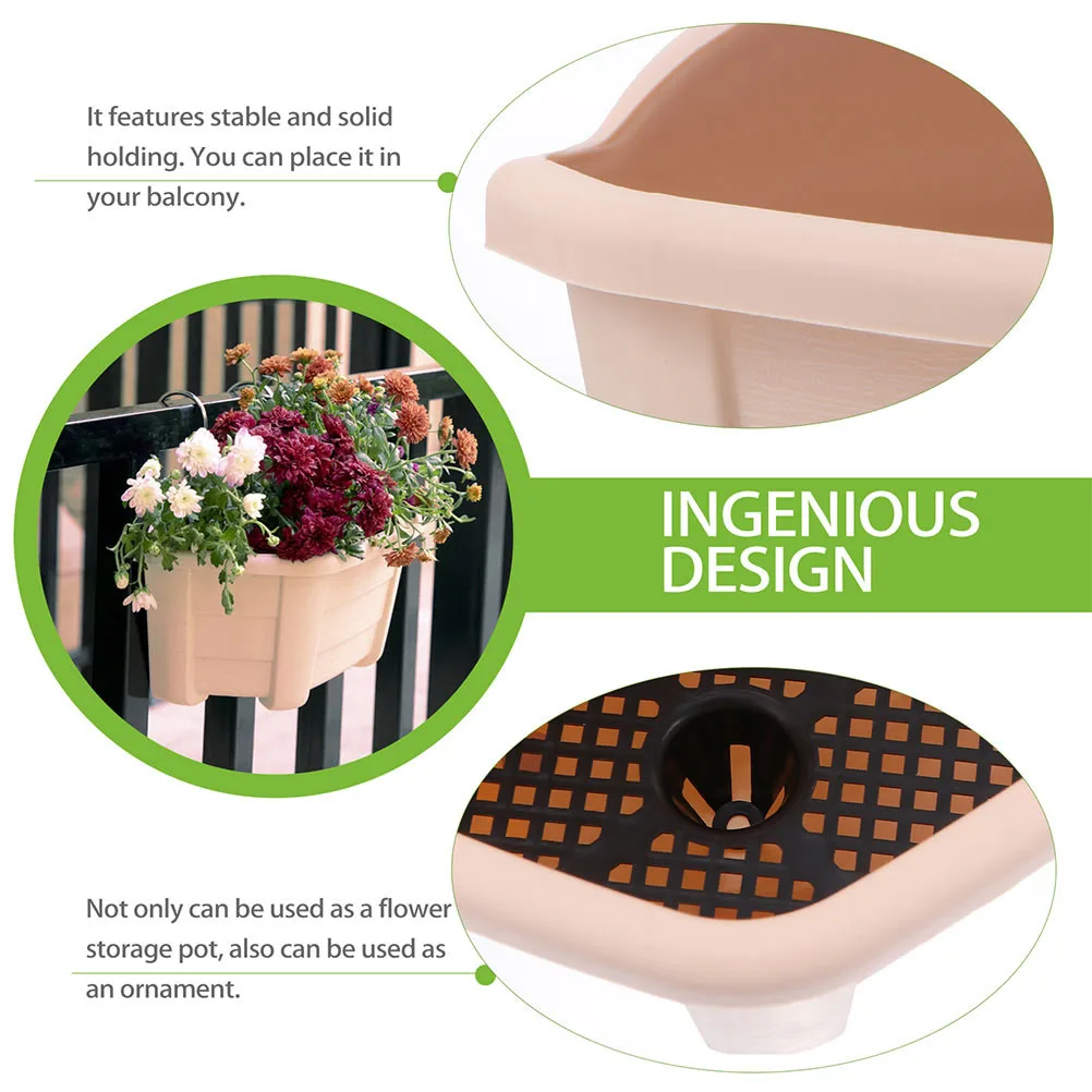 Wall Mounted Flower Pot Hanging Plant Holder Faux Planter Durable Rust Resistant Balcony Garden Yard Decor
Wall Mounted Flower Pot Hanging Plant Holder Faux Planter Durable Rust Resistant Balcony Garden Yard Decor