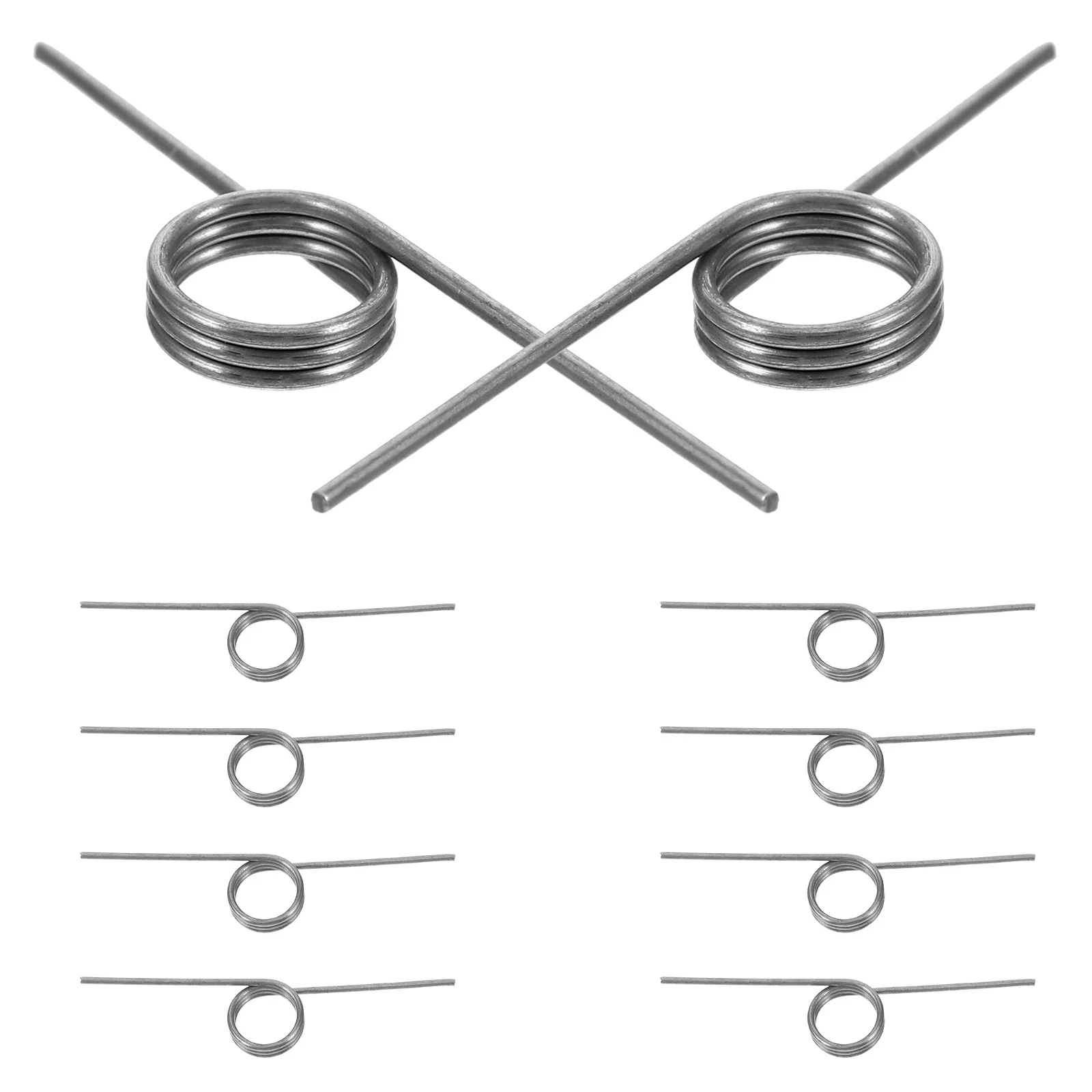 10pcs Spring For Trash Can Lid Stainless Steel Torsional Springs Replacement Parts Repair Tool Metal Torsional Spring
10pcs Spring For Trash Can Lid Stainless Steel Torsional Springs Replacement Parts Repair Tool Metal Torsional Spring