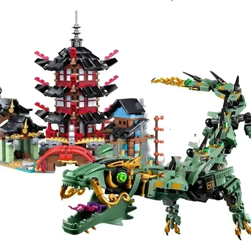 Строительные блоки MOC Temple of Airjizu and Dragon, подходят для 70612, кирпичи, детские развивающие игрушки
Строительные блоки MOC Temple of Airjizu and Dragon, подходят для 70612, кирпичи, детские развивающие игрушки