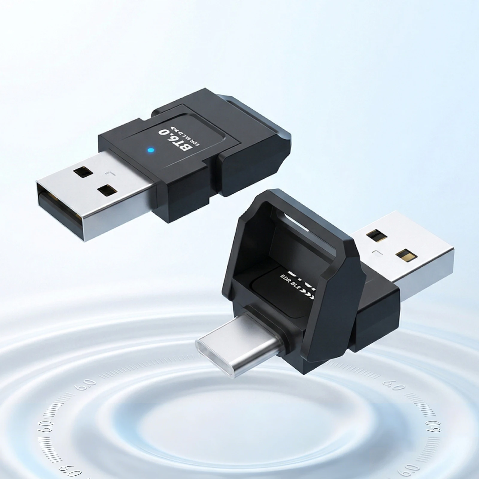 BT Receiver Plug and Play Smart BT Audio Transmitter EDR & BLE Supports Windows 8.1/10/11 for Keyboard Mouse Headphone Speakers
BT Receiver Plug and Play Smart BT Audio Transmitter EDR & BLE Supports Windows 8.1/10/11 for Keyboard Mouse Headphone Speakers