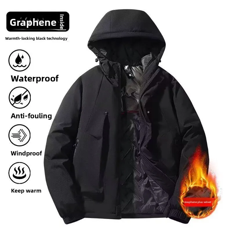 Новинка 2025, мужская зимняя хлопковая куртка, теплое пальто с хлебом, повседневная спортивная модная верхняя одежда, пальто с подставкой из полиэстера
Новинка 2025, мужская зимняя хлопковая куртка, теплое пальто с хлебом, повседневная спортивная модная верхняя одежда, пальто с подставкой из полиэстера