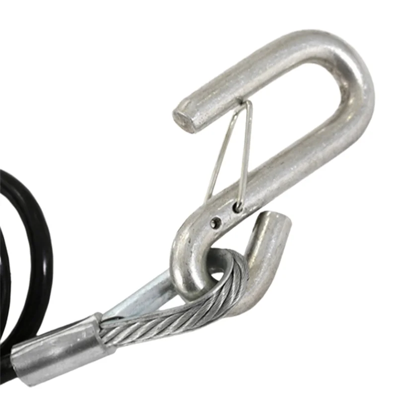 Trailer Safety Towing Cable With S Hook 3500Lbs Load Bearing 70CM Maximum Extension Length Spring Towing Rope For RV
Trailer Safety Towing Cable With S Hook 3500Lbs Load Bearing 70CM Maximum Extension Length Spring Towing Rope For RV