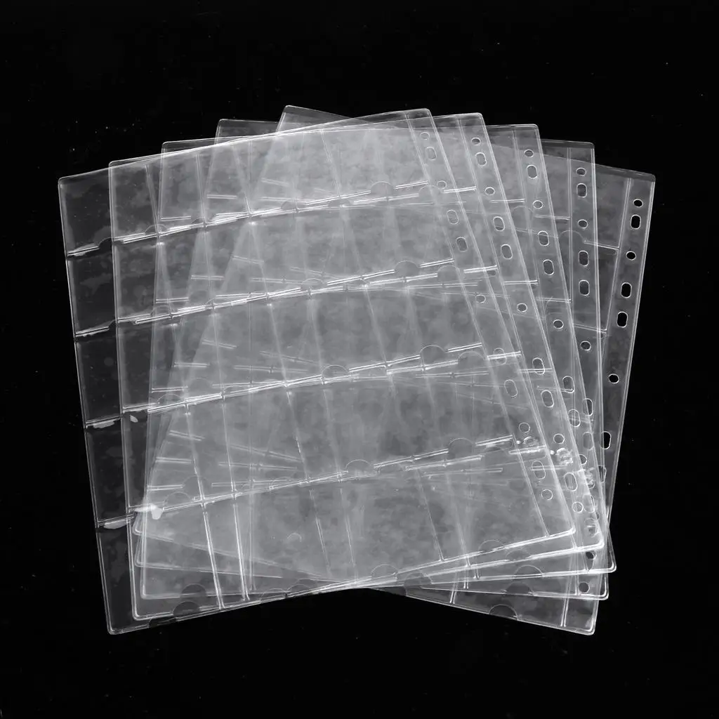 Storage Coin Album Pages Transparent PVC Pockets for Badges Tokens Coin Secure Holder Collection
Storage Coin Album Pages Transparent PVC Pockets for Badges Tokens Coin Secure Holder Collection