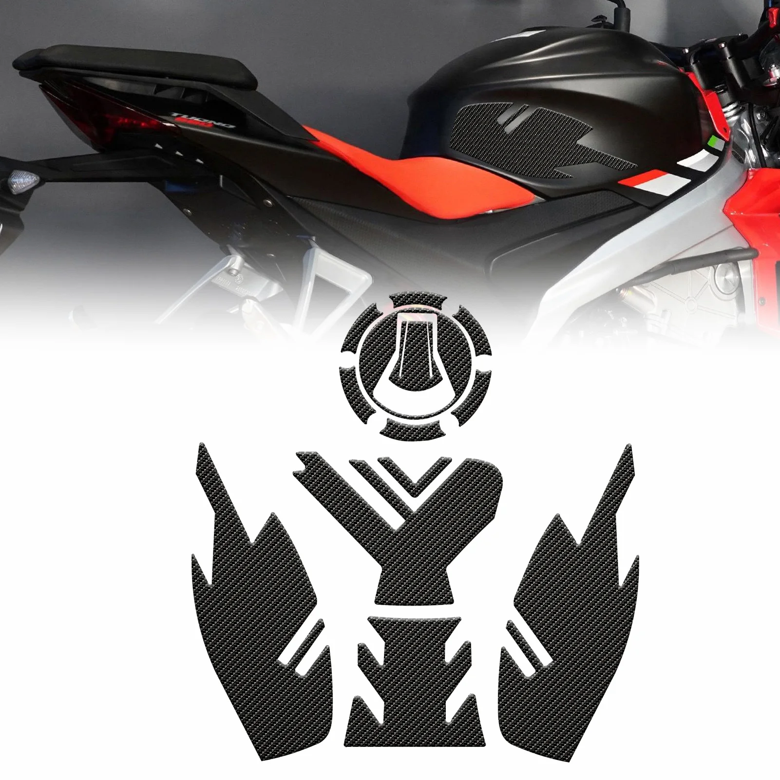 For Aprilia RS 660 Tank Traction Side Pad Gas Fuel Knee Grip Decal For 2020-2023 RS660 Model Motorcycle Sticker Accessories 
For Aprilia RS 660 Tank Traction Side Pad Gas Fuel Knee Grip Decal For 2020-2023 RS660 Model Motorcycle Sticker Accessories