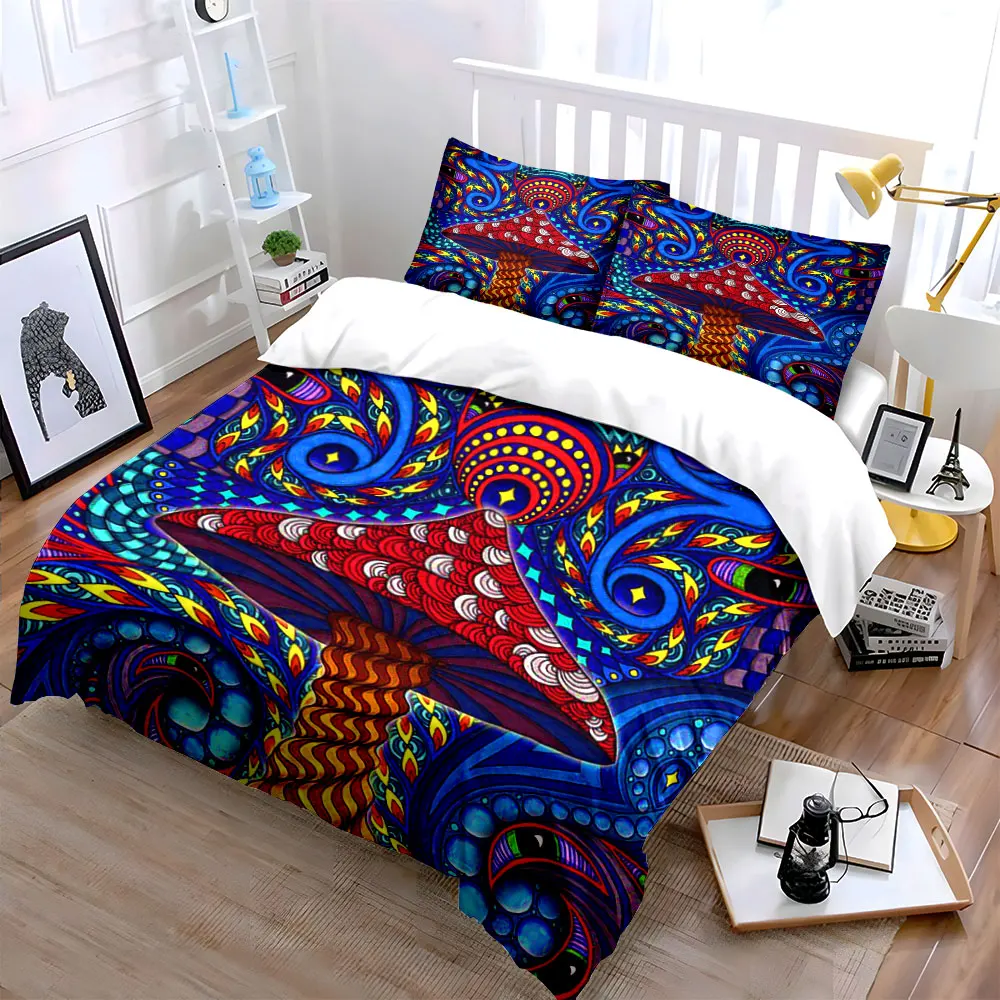 Psychedelic Mushroom Art Set Multiple sizes kid's and adults' bedroom Exquisite 3PC bedding set, gift
Psychedelic Mushroom Art Set Multiple sizes kid's and adults' bedroom Exquisite 3PC bedding set, gift