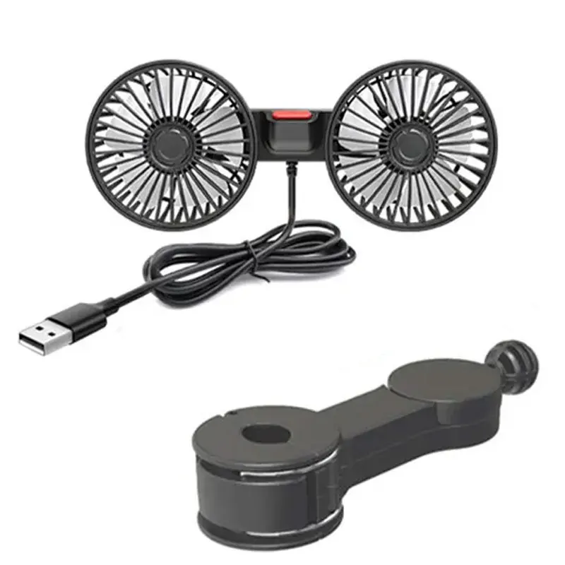 Portable Dual-Headed 12V USB Car Seat Cooling Fan Durable Air Cooler for Car Truck SUV
Portable Dual-Headed 12V USB Car Seat Cooling Fan Durable Air Cooler for Car Truck SUV