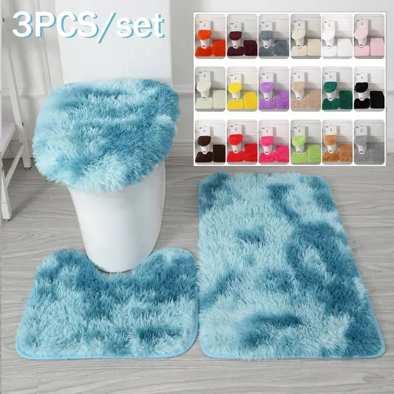 3PCS U-Shape Tie-Dye Fur Carpet Bathroom Mat Bath Mat Anti-Slip Bath Rug Water Absorbent Bathroom Mat Soft Comfortable Carpet
3PCS U-Shape Tie-Dye Fur Carpet Bathroom Mat Bath Mat Anti-Slip Bath Rug Water Absorbent Bathroom Mat Soft Comfortable Carpet